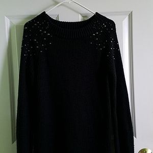 Black Long Sweater Dress